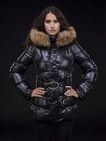 Пух. жен. Нимфа енот натур. (черный)